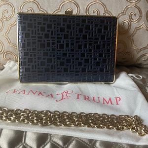 Ivanka Trump Navy Clutch